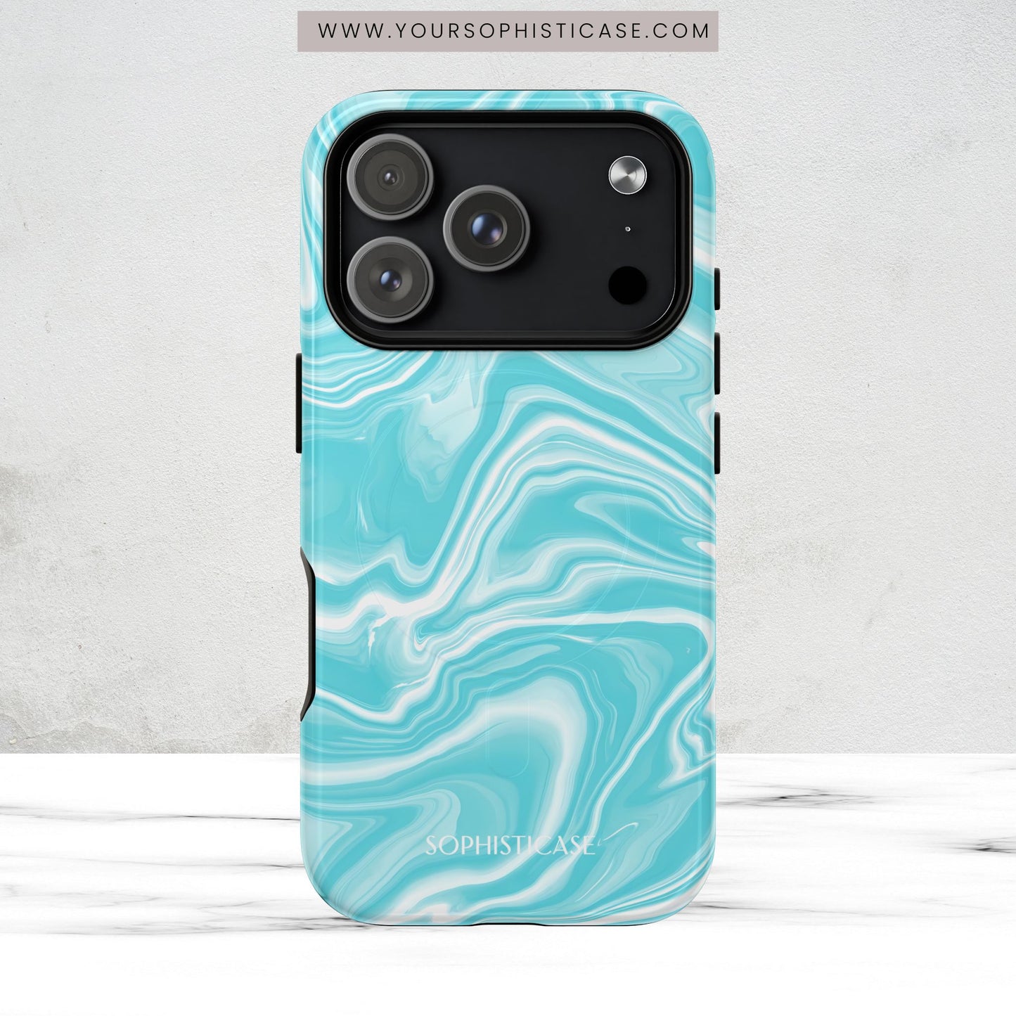Liquid Dreams in Aqua - Magsafe Case