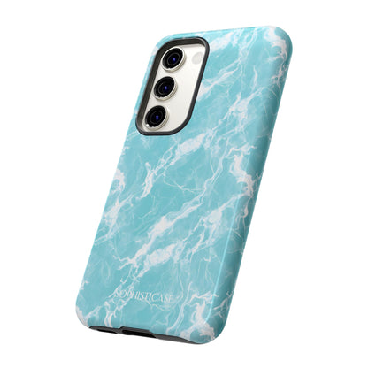 Marble Crush in Aqua - Tough Phone Case