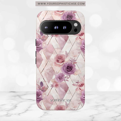 Royal Floral in Mauve Rose - Tough Phone Case