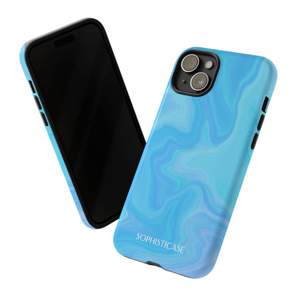 Liquid Magic in Blue - Drop Proof Phone Case for iPhone