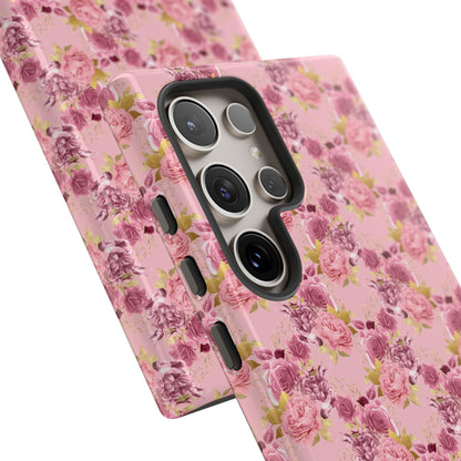 Rose Diamond Romance in Amelie - Tough Phone Case