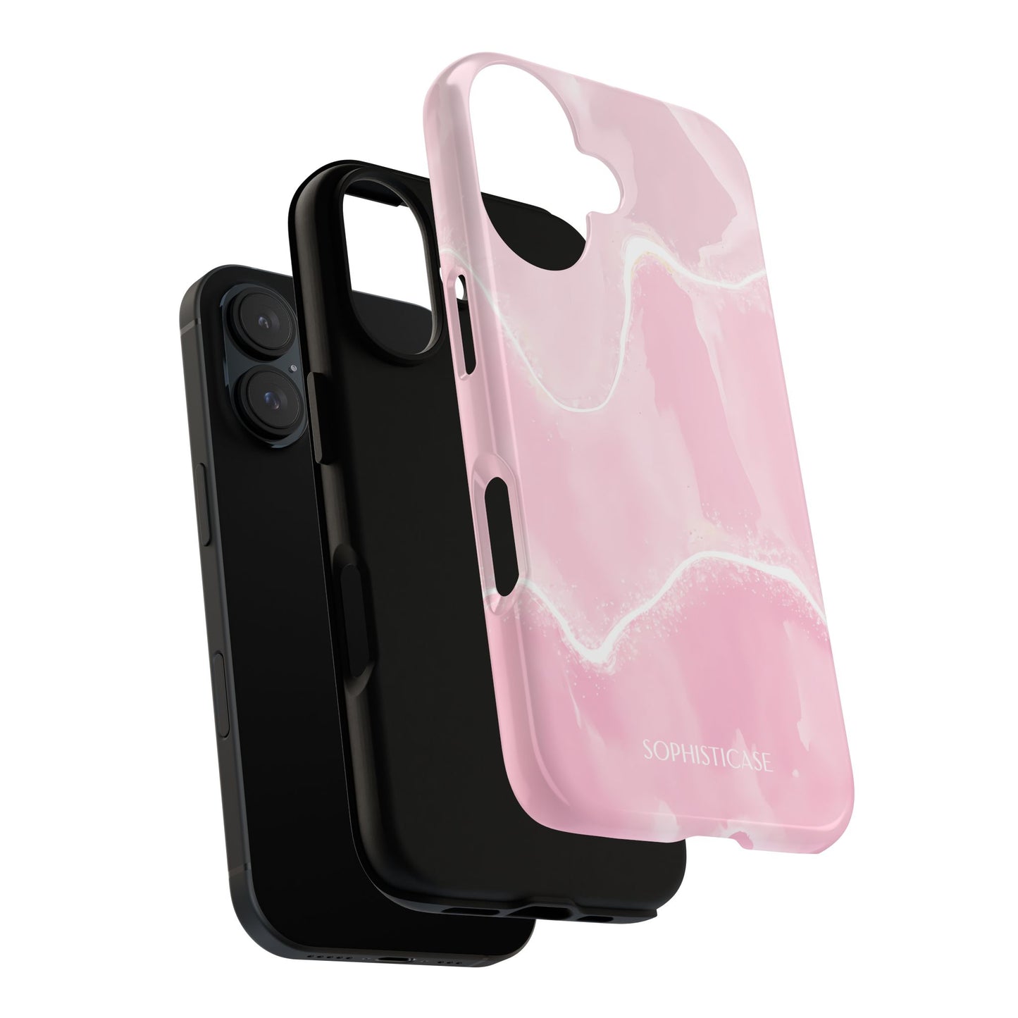 Serenity in Light Pink - iPhone Case