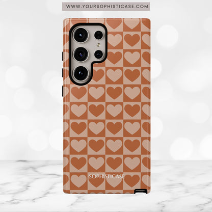 Tough Love in Brown - Tough Phone Case