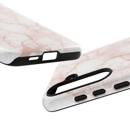 Marble Opulence in Neutral Beige - Tough Phone Case