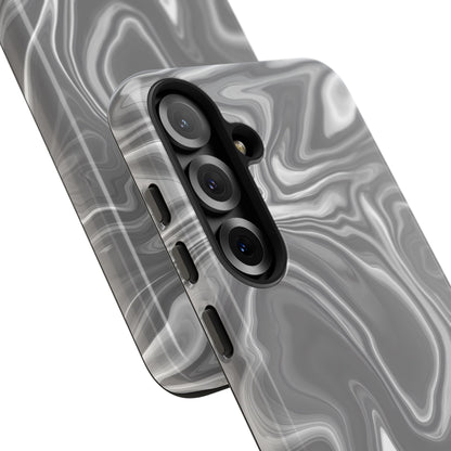 Liquid Dreams in Charcoal - Tough Phone Case