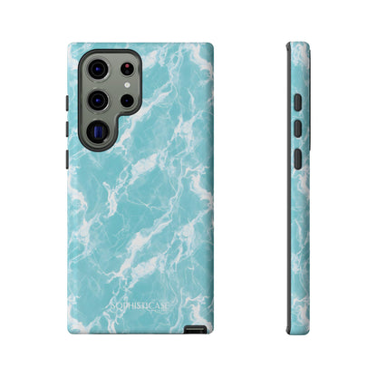 Marble Crush in Aqua - Samsung Galaxy Case
