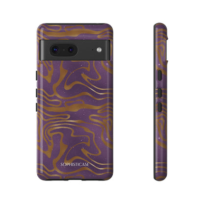 Cosmic Gold in Purple - iPhone Case, Samsung Galaxy Case, Google Pixel Case