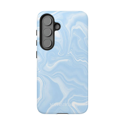 Liquid Dreams in Blue - Protective Phone Case for Samsung Galaxy