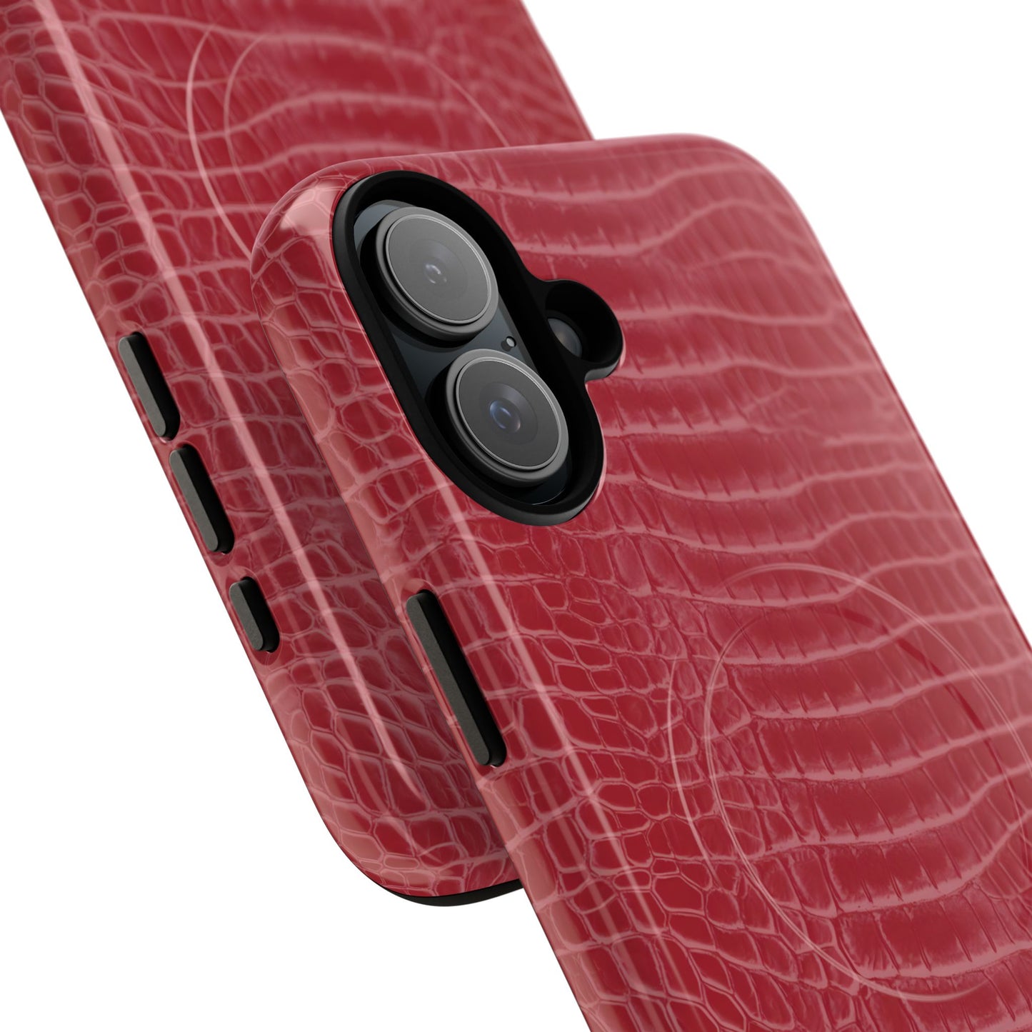 Luxe Leather in Cherry Red - Magsafe Case