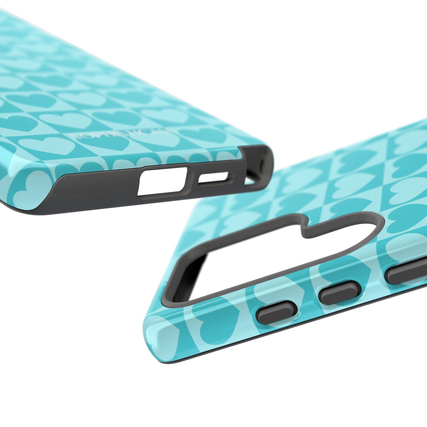 Tough Love in Aqua - Tough Phone Case
