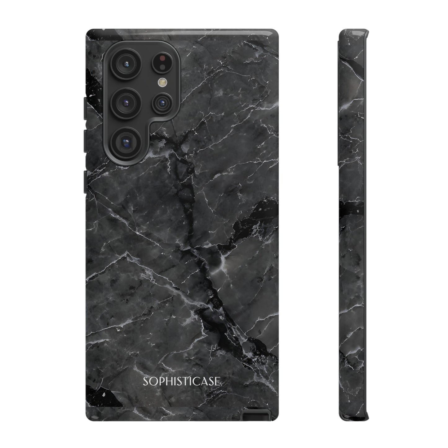 Marble Opulence in Black - iPhone Case, Samsung Galaxy Case, Google Pixel Case