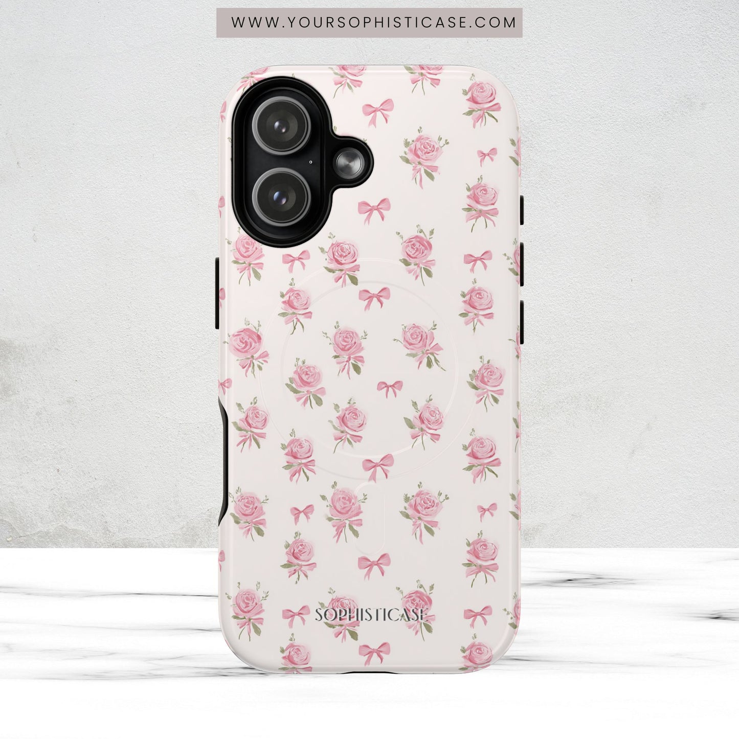 The Sweetest Thing in Coquette Roses and Bows - iPhone Magsafe Case