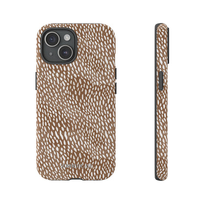Oh Deer! in Brown- Tough Phone Case