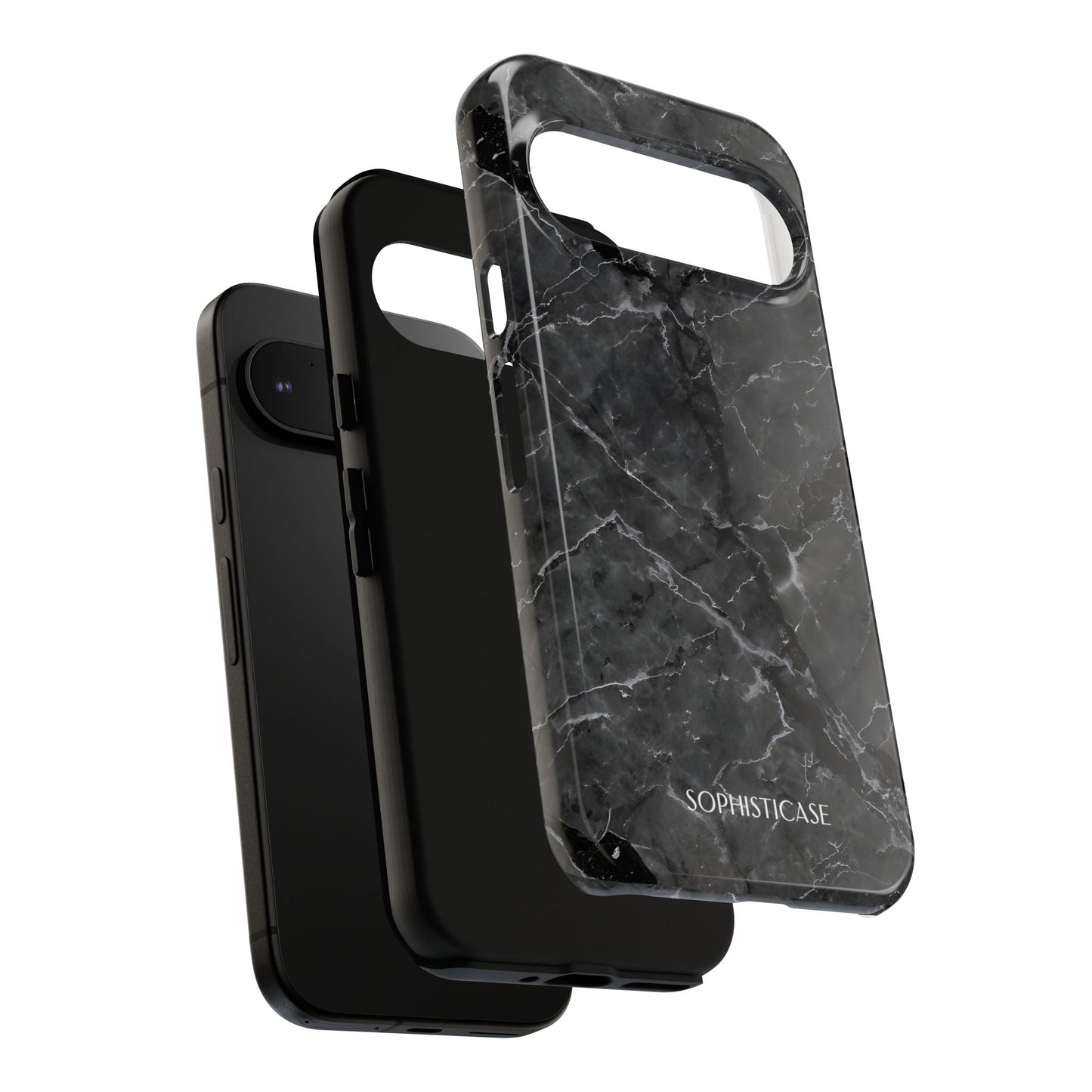 Marble Opulence in Black - iPhone Case, Samsung Galaxy Case, Google Pixel Case