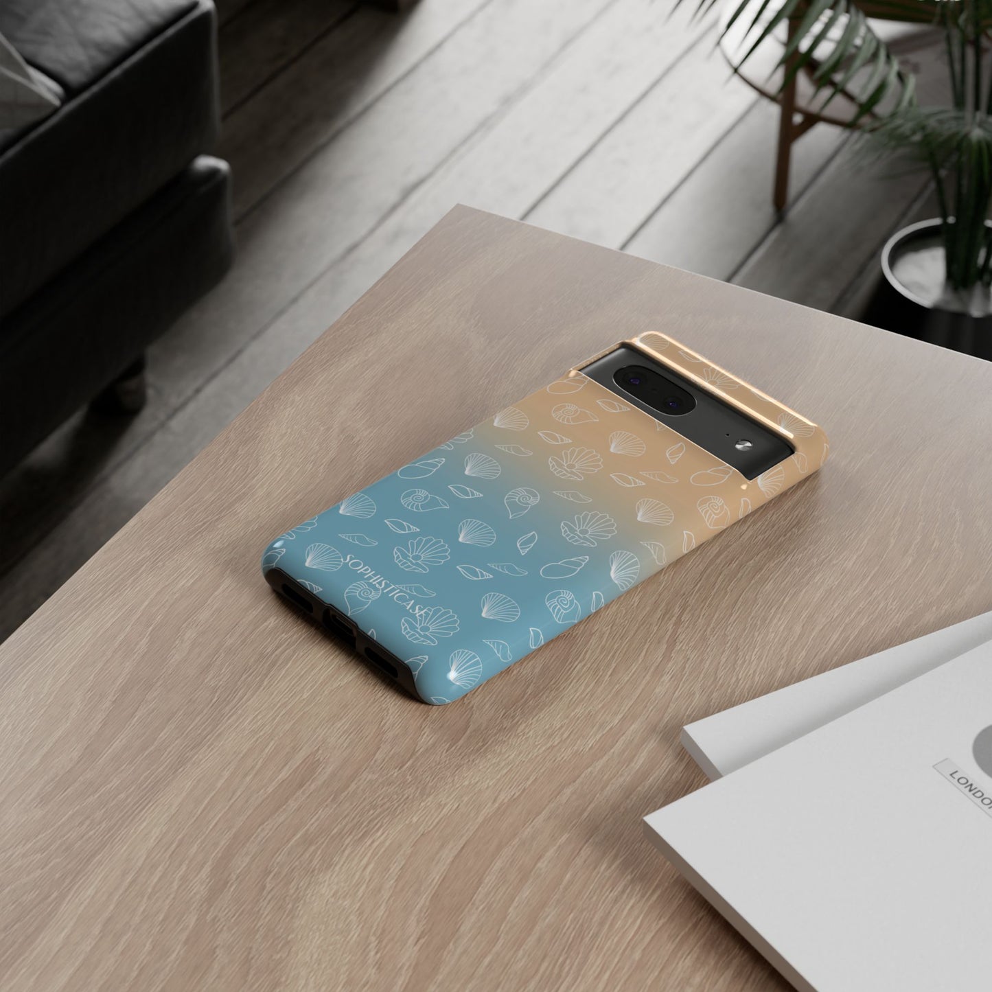 Seashell Society in Sandy Shore - iPhone Case, Samsung Galaxy Case, Google Pixel Case