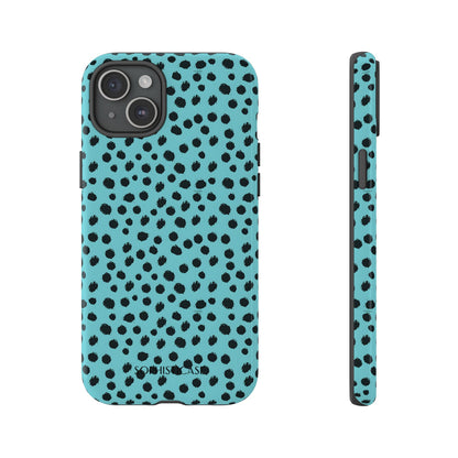 Cheetahs and Liars in Aqua - iPhone Case