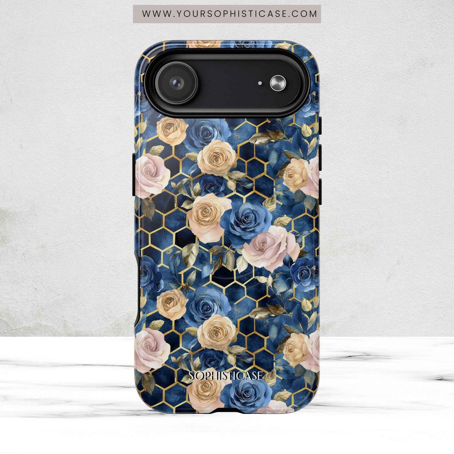 Royal Floral in Midnight Rose - iPhone Magsafe Case