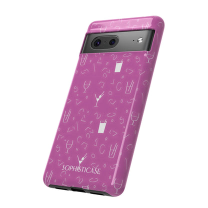 Cocktail Hour in Purple - Drop Proof Phone Case for Google Pixel