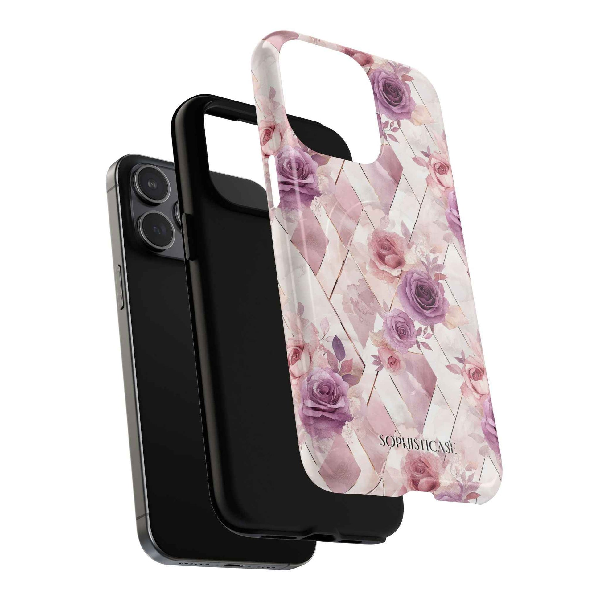 Royal Floral in Mauve Rose - iPhone Magsafe Case