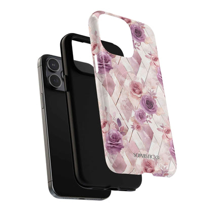 Royal Floral in Mauve Rose - iPhone Magsafe Case
