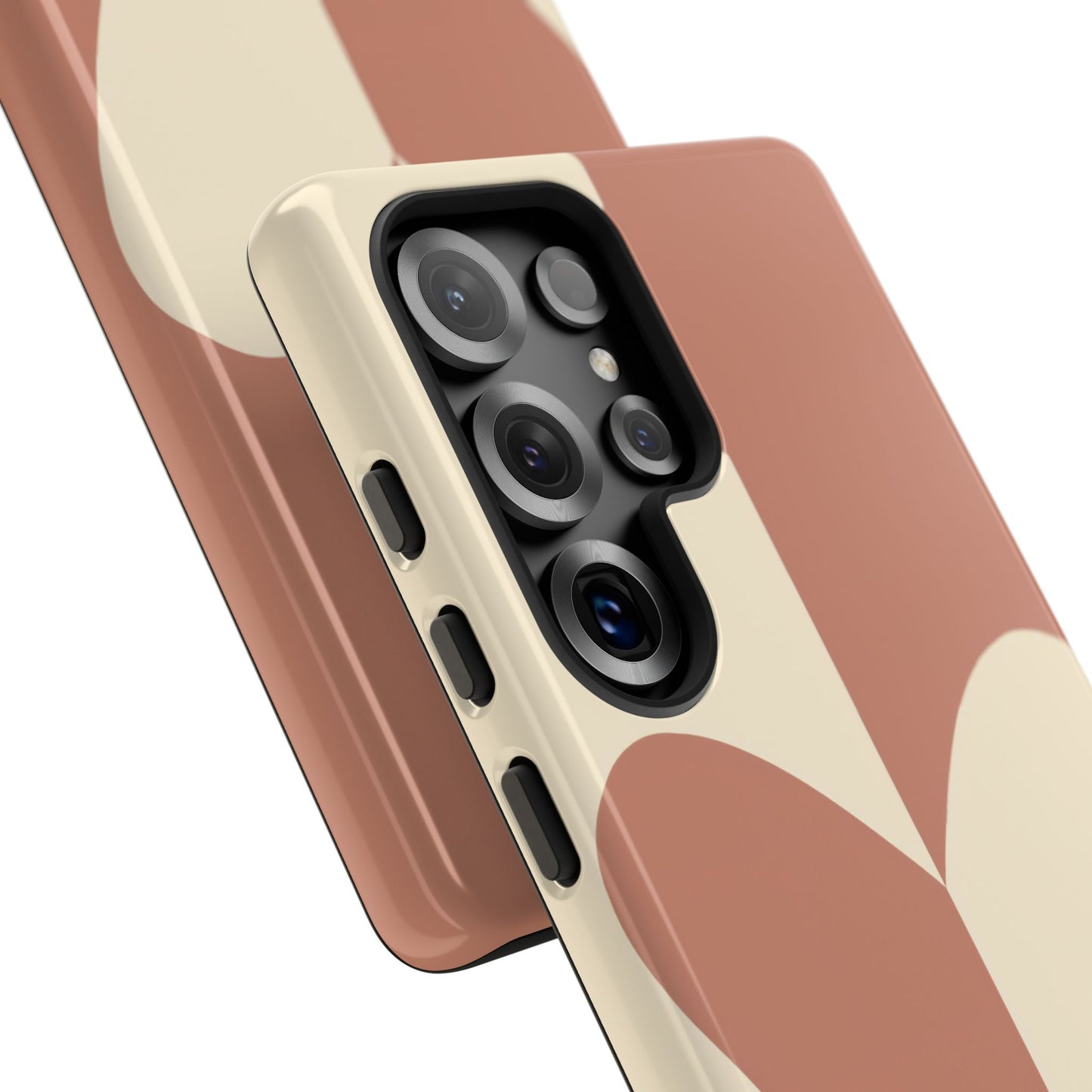 Be Mine in Brown and Cream - iPhone Case, Samsung Galaxy Case, Google Pixel Case