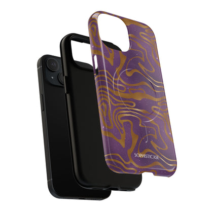 Cosmic Gold in Purple - iPhone Magsafe Case