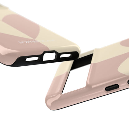 Be Mine in Brown and Beige - iPhone Case, Samsung Galaxy Case, Google Pixel Case