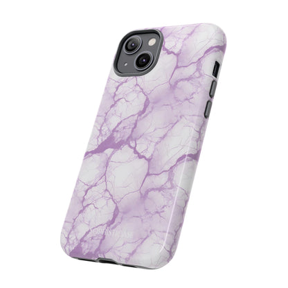 Marble Opulence in Purple - iPhone Case