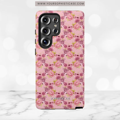 Rose Diamond Romance in Amelie - Tough Phone Case