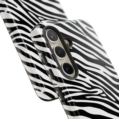 Dark Thoughts in Urban Zebra - Tough Phone Case