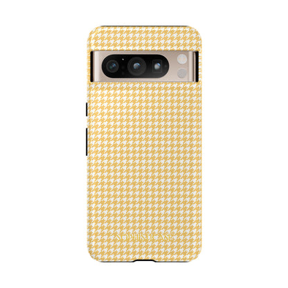 Tough Case - Houndstooth in Mustard