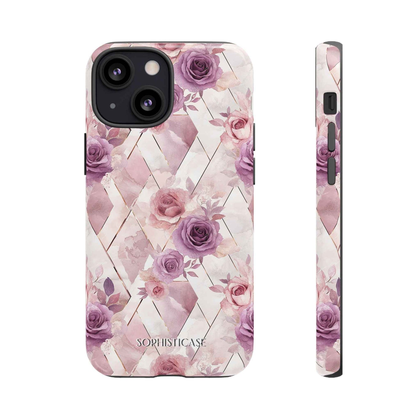 Royal Floral in Mauve Rose - Tough Phone Case