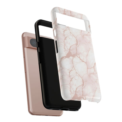 Marble Opulence in Neutral Beige - Tough Phone Case