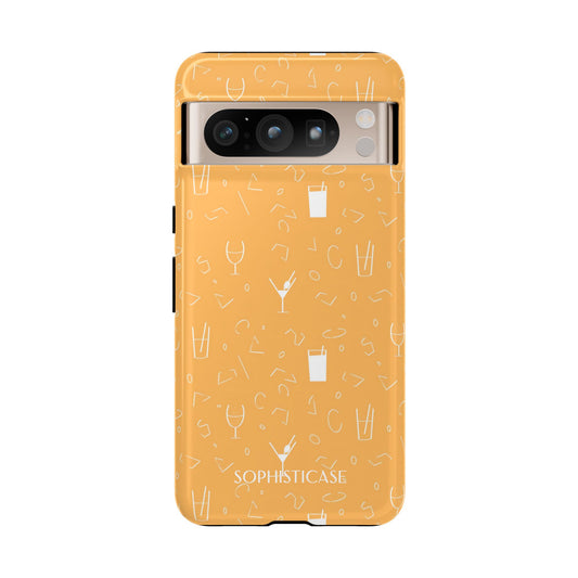 Cocktail Hour in Yellow - Tough Phone Case for Google Pixel