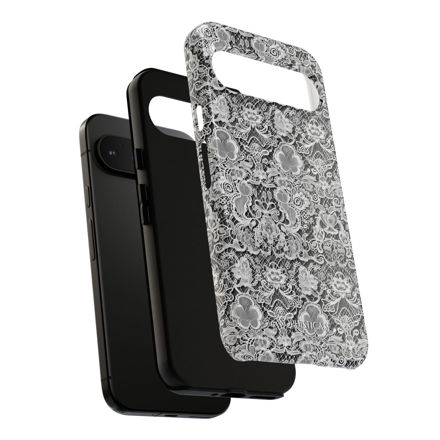 Luxe Lace in Black - iPhone Case, Samsung Galaxy Case, Google Pixel Case