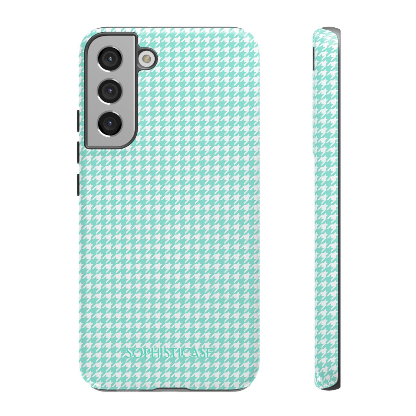 Tough Case - Houndstooth in Green