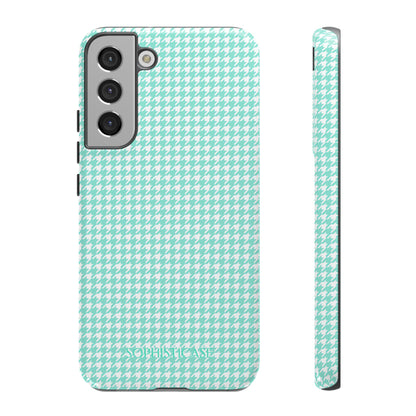 Tough Case - Houndstooth in Green