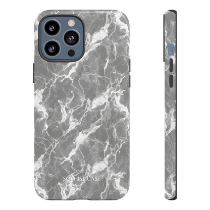 Marble Crush in Charcoal Grey - Tough Phone Case