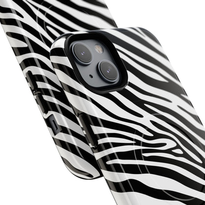 Dark Thoughts in Urban Zebra - iPhone Magsafe Case