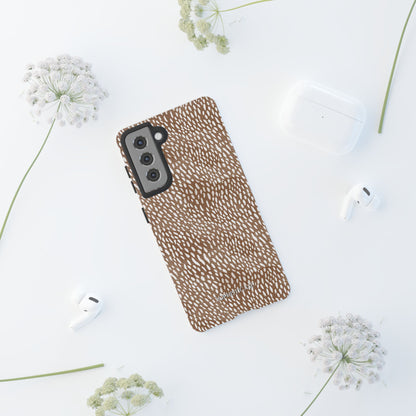 Oh Deer! in Brown- Tough Phone Case