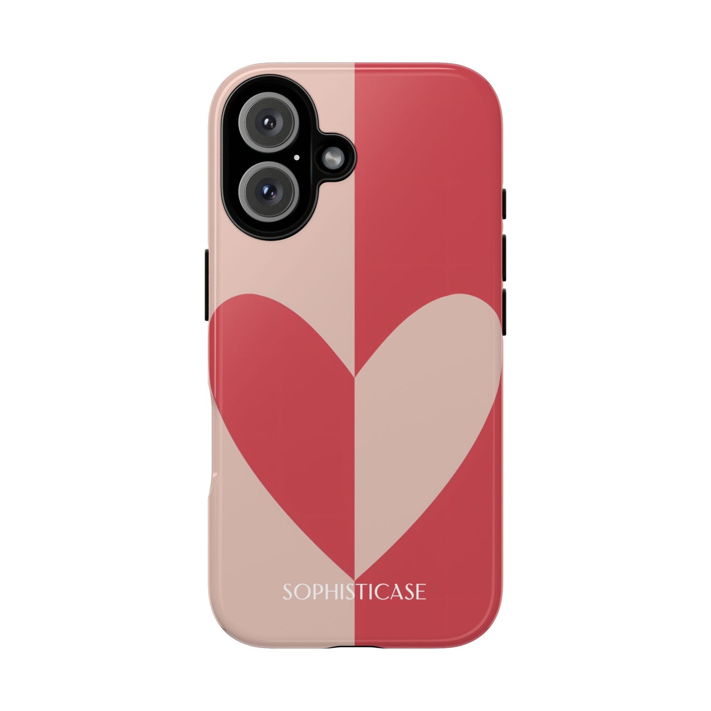 Be Mine in Red and Brown - Phone Case for iPhone