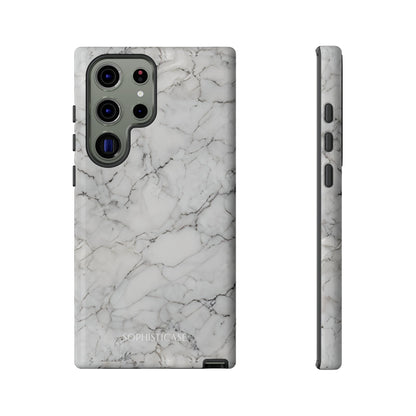 Marble Opulence in White - iPhone Case, Samsung Galaxy Case, Google Pixel Case