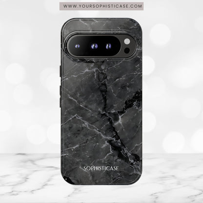 Marble Opulence in Black - iPhone Case, Samsung Galaxy Case, Google Pixel Case