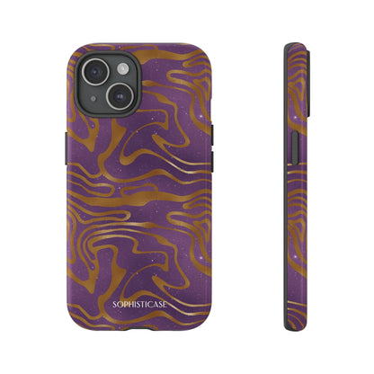 Cosmic Gold in Purple - iPhone Case, Samsung Galaxy Case, Google Pixel Case
