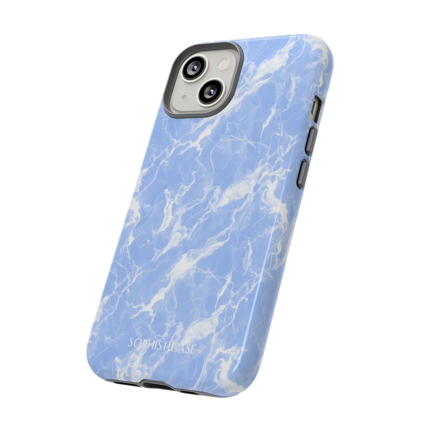 Marble Crush in Blue - Tough Phone Case