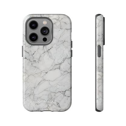 Marble Opulence in White - iPhone Case, Samsung Galaxy Case, Google Pixel Case