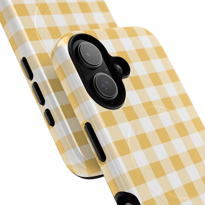 Gingham in Yellow - Magsafe Case