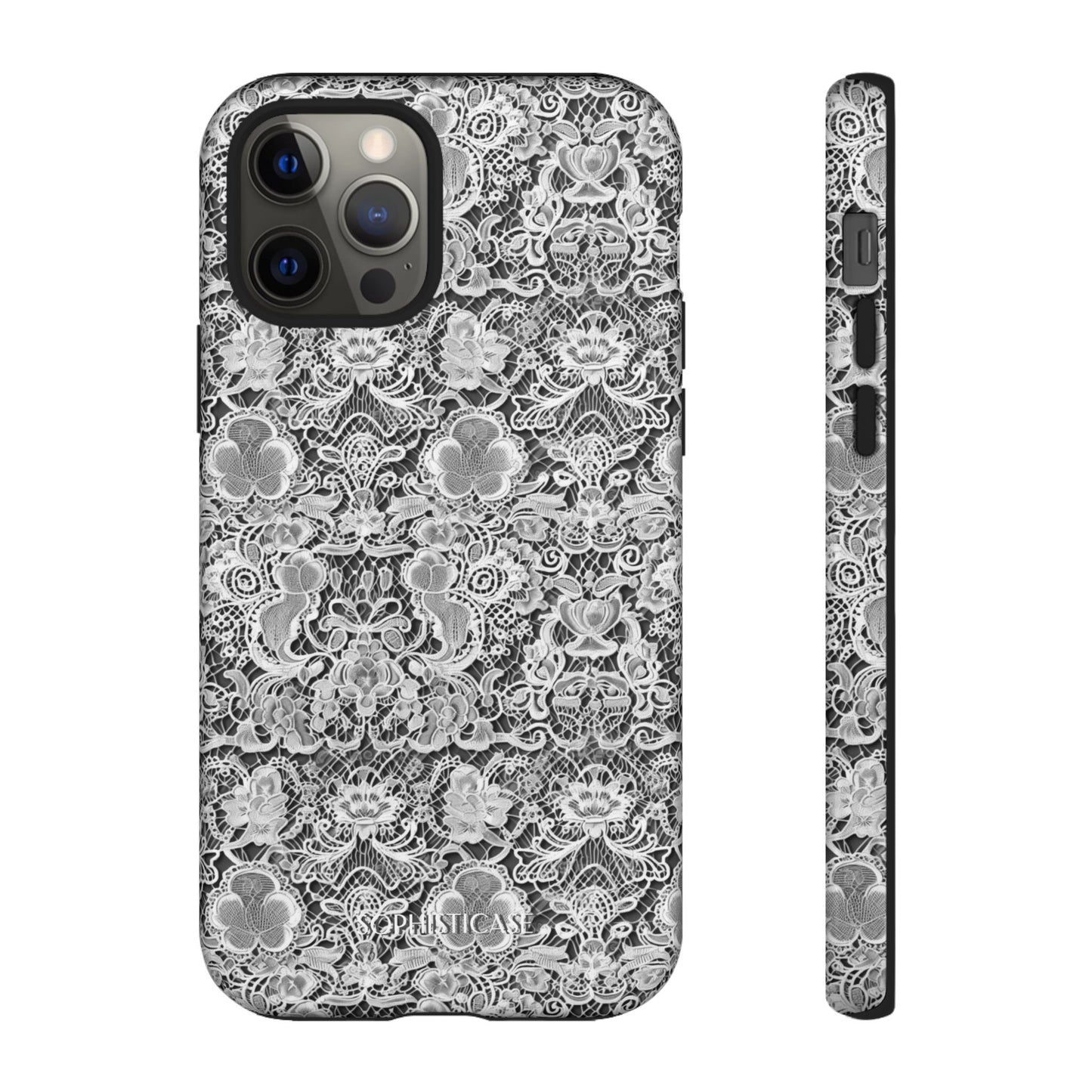 Luxe Lace in Black - iPhone Case, Samsung Galaxy Case, Google Pixel Case
