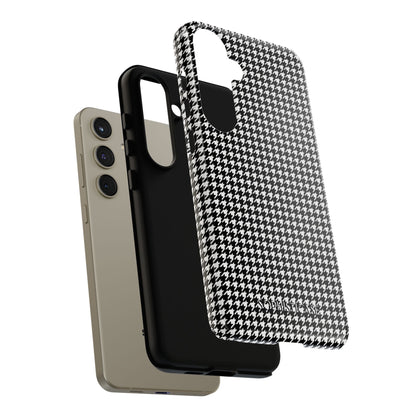 Tough Case - Houndstooth in Black