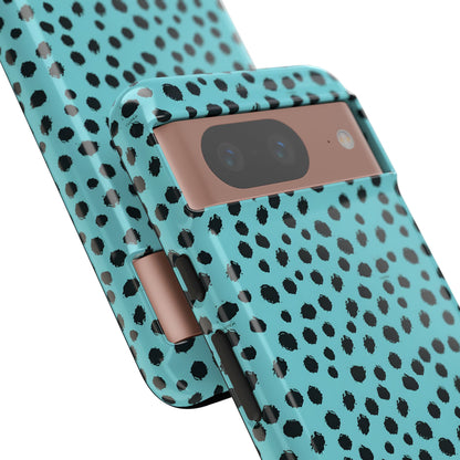 Cheetahs and Liars in Aqua - Tough Phone Case